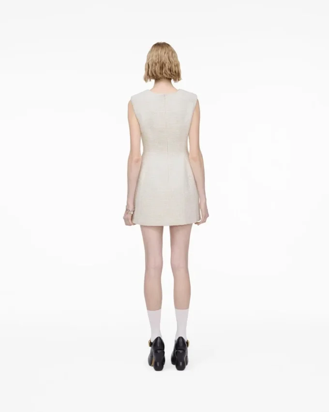 Skulpturales Tweedkleid