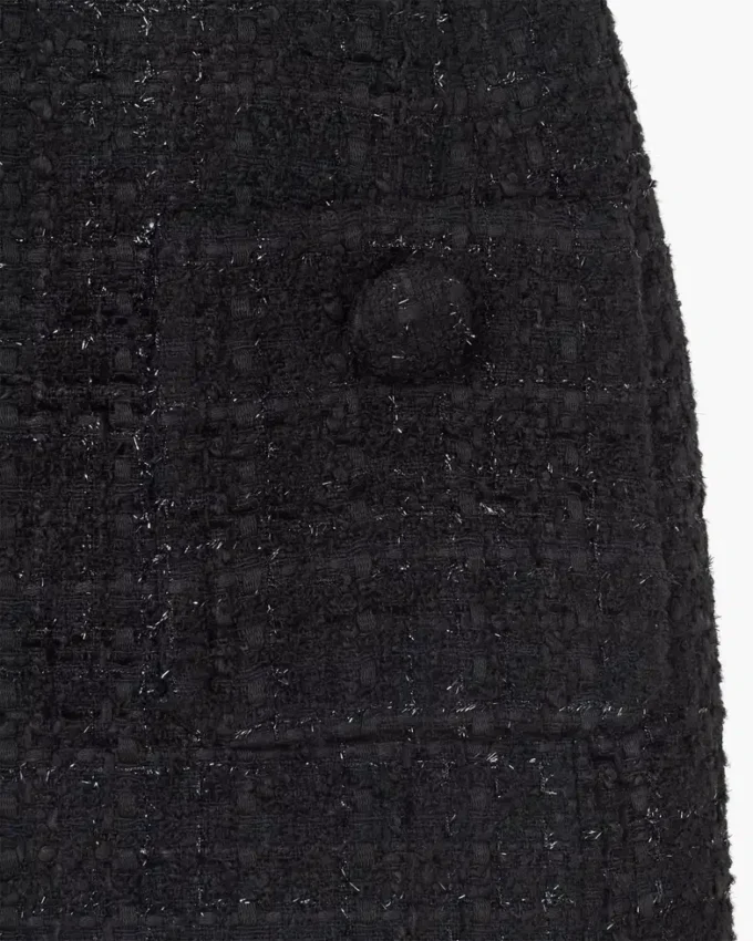 Skulpturales Tweedkleid