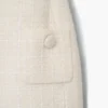 Skulpturales Tweedkleid