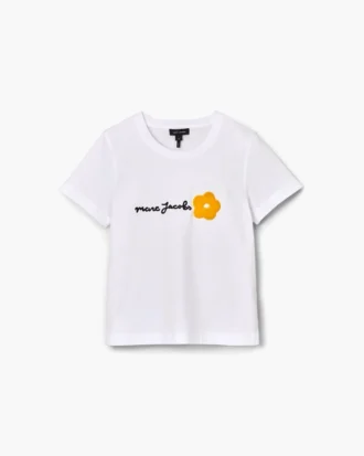 Slim-Fit-T-Shirt mit Daisy-Logo