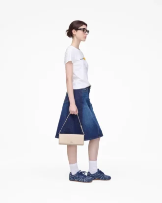Slim-Fit-T-Shirt mit Daisy-Logo