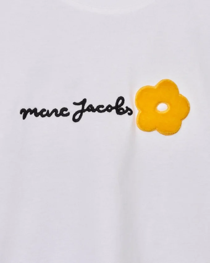 Slim-Fit-T-Shirt mit Daisy-Logo