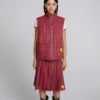Tartan-Steppweste
