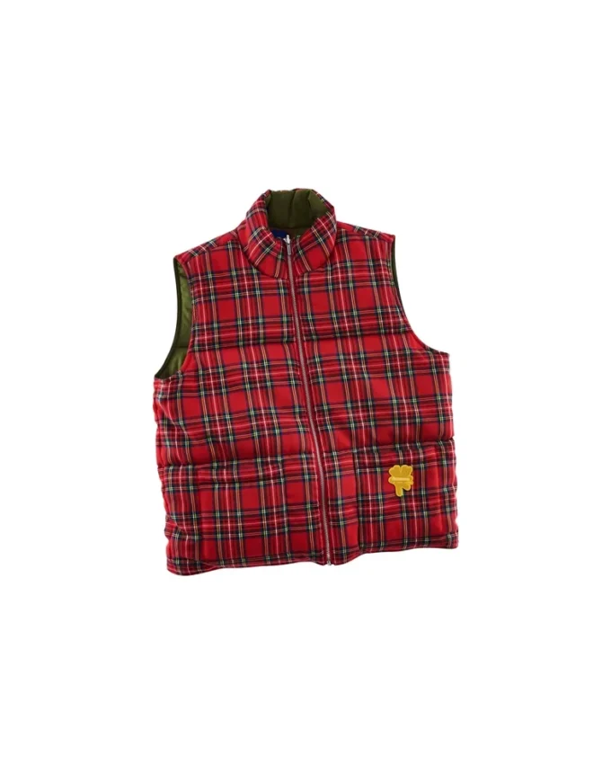 Tartan-Steppweste