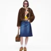 Teddy-Jacke in verkürzter Länge