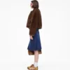 Teddy-Jacke in verkürzter Länge