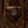 Teddy-Jacke in verkürzter Länge