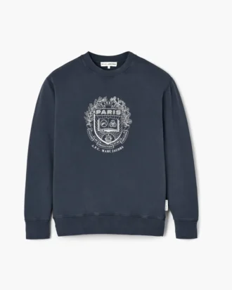 Der A.P.C. X Marc Jacobs Herren-Pullover mit Rundhalsausschnitt