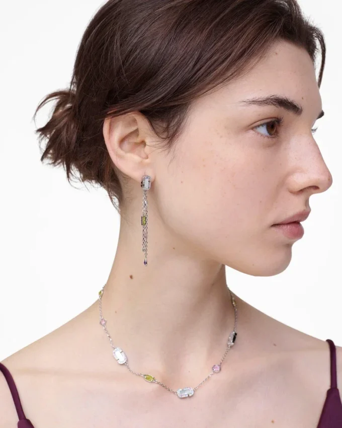 The J Marc Luxe Gem Linear Ohrringe