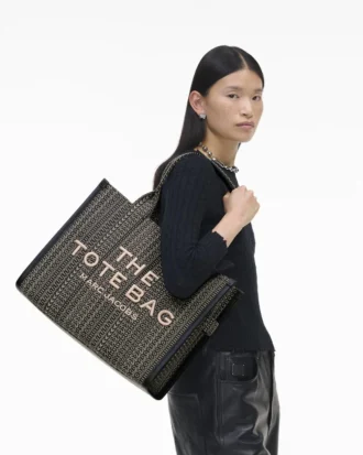 The large Monogram Jacquard Tote Bag