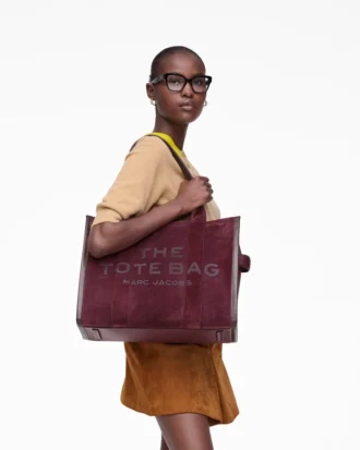 The large Tote Bag made of suede The large Tote Bag made of suede