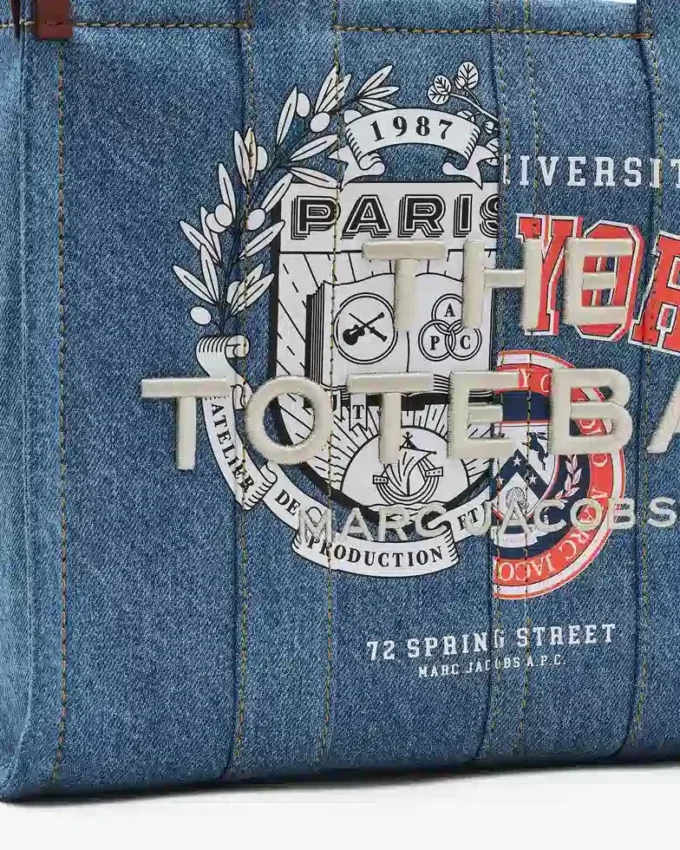 The medium Denim Tote Bag from A.P.C. X Marc Jacobs The medium Denim Tote Bag from A.P.C. X Marc Jacobs