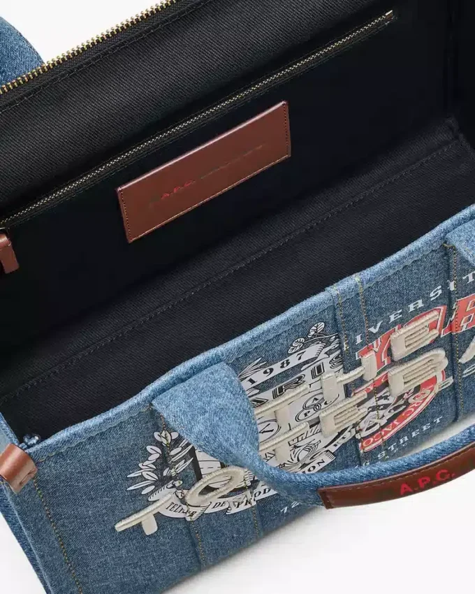 The medium Denim Tote Bag from A.P.C. X Marc Jacobs The medium Denim Tote Bag from A.P.C. X Marc Jacobs