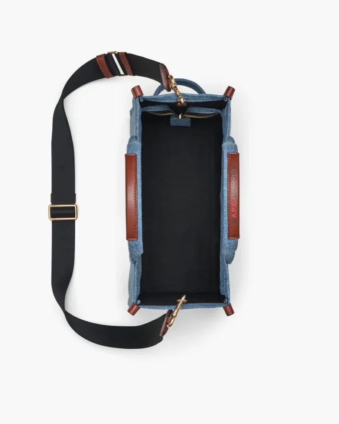 The medium Denim Tote Bag from A.P.C. X Marc Jacobs The medium Denim Tote Bag from A.P.C. X Marc Jacobs