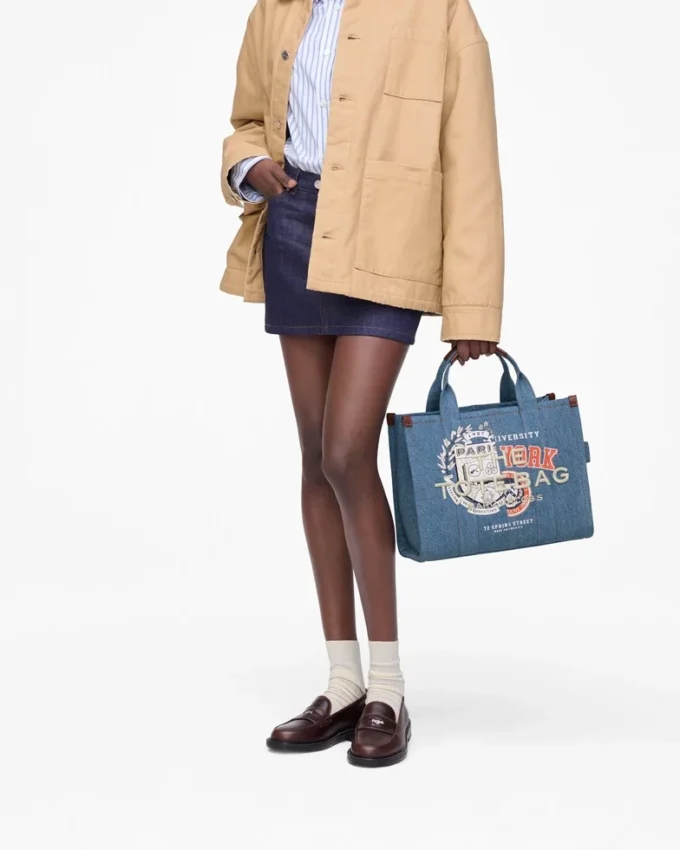 The medium Denim Tote Bag from A.P.C. X Marc Jacobs The medium Denim Tote Bag from A.P.C. X Marc Jacobs