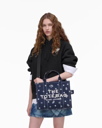 The medium-sized Bandana Canvas Tote Bag