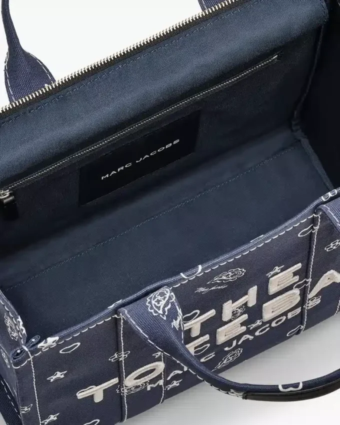 The medium-sized Bandana Canvas Tote Bag