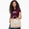 The medium-sized Canvas Tote Bag „Daisy Script” The medium-sized Canvas Tote Bag „Daisy Script”