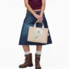 The medium-sized Canvas Tote Bag „Daisy Script” The medium-sized Canvas Tote Bag „Daisy Script”