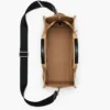 The medium-sized Canvas Tote Bag with Trompe-l’œil charm