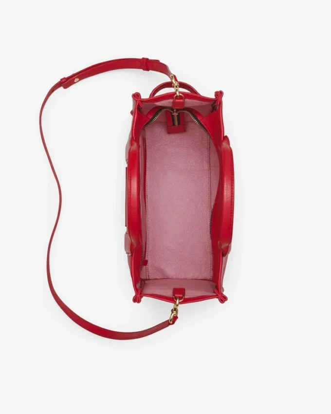 The medium-sized Tote Bag made of leather The medium-sized Tote Bag made of leather