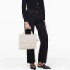 The medium-sized Tote Bag made of leather The medium-sized Tote Bag made of leather