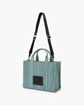 The medium-sized Washed Monogram Denim Tote Bag