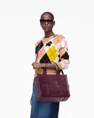 The medium Tote Bag made of suede