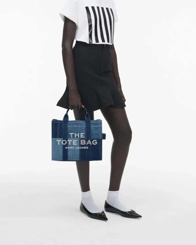 The mittelgroße Denim-Tote Bag The mittelgroße Denim-Tote Bag