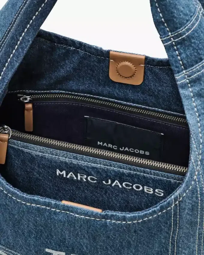The Patchwork-Denim-Sack Bag