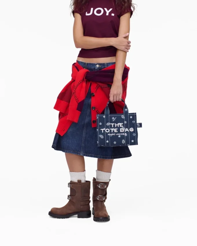 The small Bandana Canvas Tote Bag The small Bandana Canvas Tote Bag