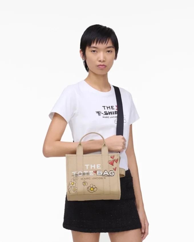 The small Canvas Tote Bag „Daisy Doodle” The small Canvas Tote Bag „Daisy Doodle”