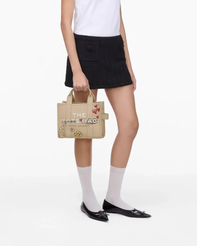 The small Canvas Tote Bag „Daisy Doodle” The small Canvas Tote Bag „Daisy Doodle”