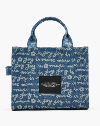 The small Joy Denim Tote Bag