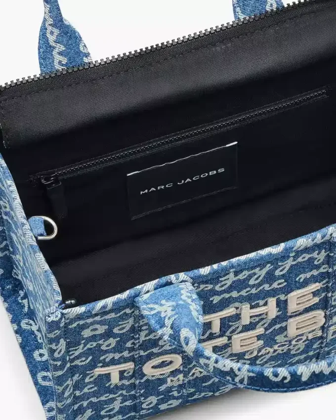 The small Joy Denim Tote Bag The small Joy Denim Tote Bag