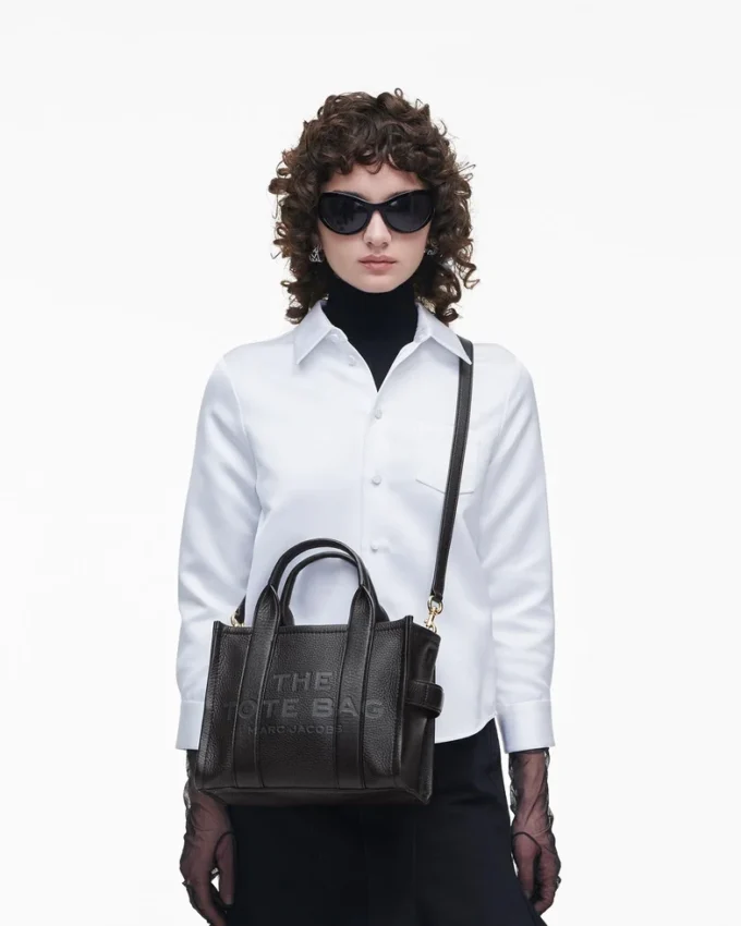 The small leather Tote Bag The small leather Tote Bag