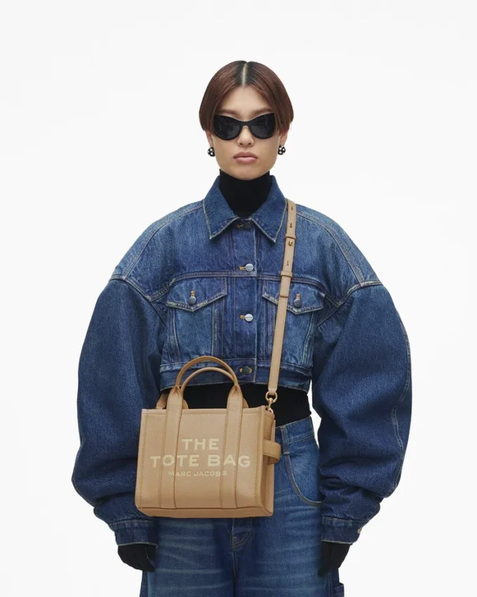 The small leather Tote Bag The small leather Tote Bag