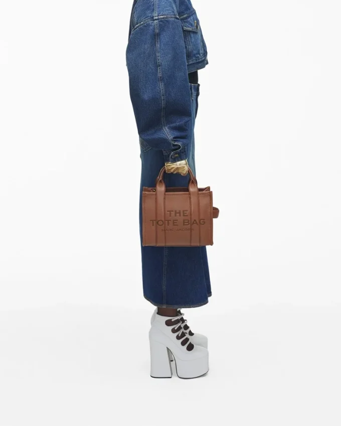 The small leather Tote Bag The small leather Tote Bag