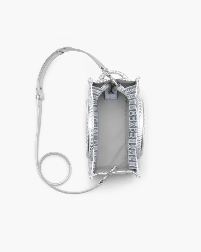The small Monogram Metallic Tote Bag The small Monogram Metallic Tote Bag