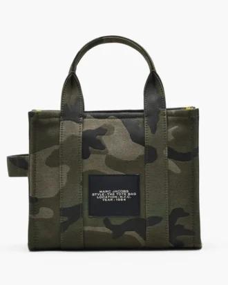 The small Tote Bag made from Jacquard fabric with camouflage pattern The small Tote Bag made from Jacquard fabric with camouflage pattern