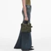 The small Tote Bag made from Jacquard fabric with camouflage pattern The small Tote Bag made from Jacquard fabric with camouflage pattern