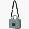 The small Washed Monogram Denim Tote Bag The small Washed Monogram Denim Tote Bag