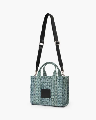 The small Washed Monogram Denim Tote Bag