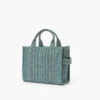 The small Washed Monogram Denim Tote Bag The small Washed Monogram Denim Tote Bag