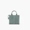 The washed Monogram denim Tote Bag The washed Monogram denim Tote Bag