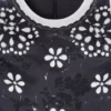 Trompe L’Oeil Eyelet Dress