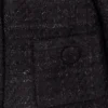Tweed-Jacke mit Rückwärtsdruck Tweed-Jacke mit Rückwärtsdruck