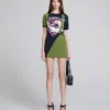 Twisted-T-Shirt-Kleid
