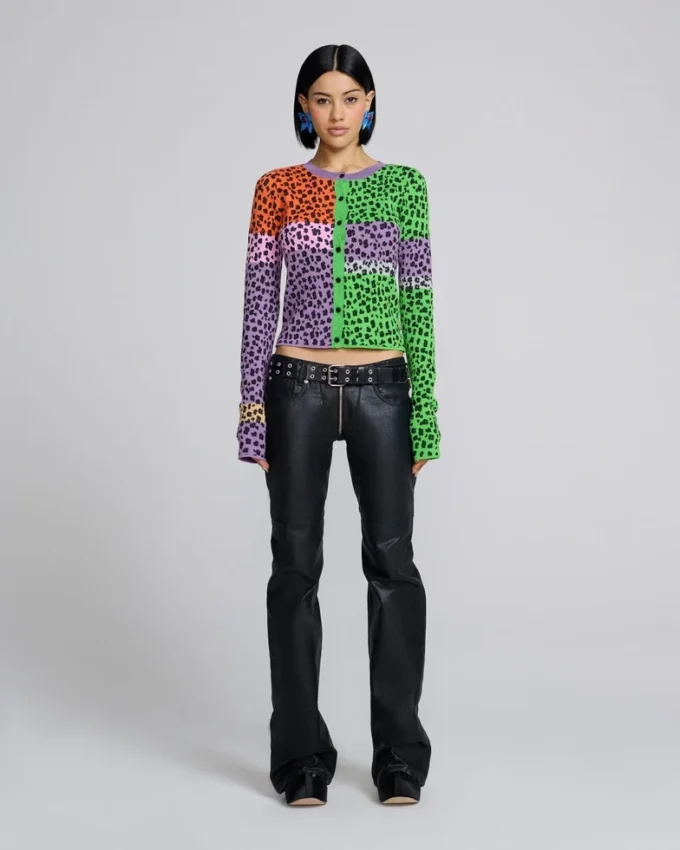 Verrückter Cheetah-Cardigan Verrückter Cheetah-Cardigan