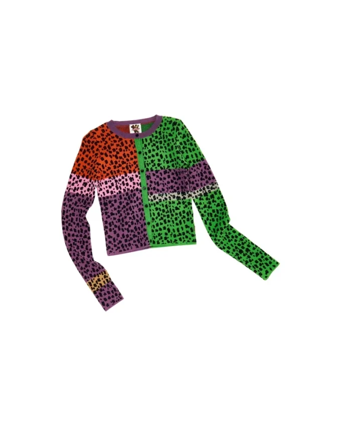 Verrückter Cheetah-Cardigan Verrückter Cheetah-Cardigan